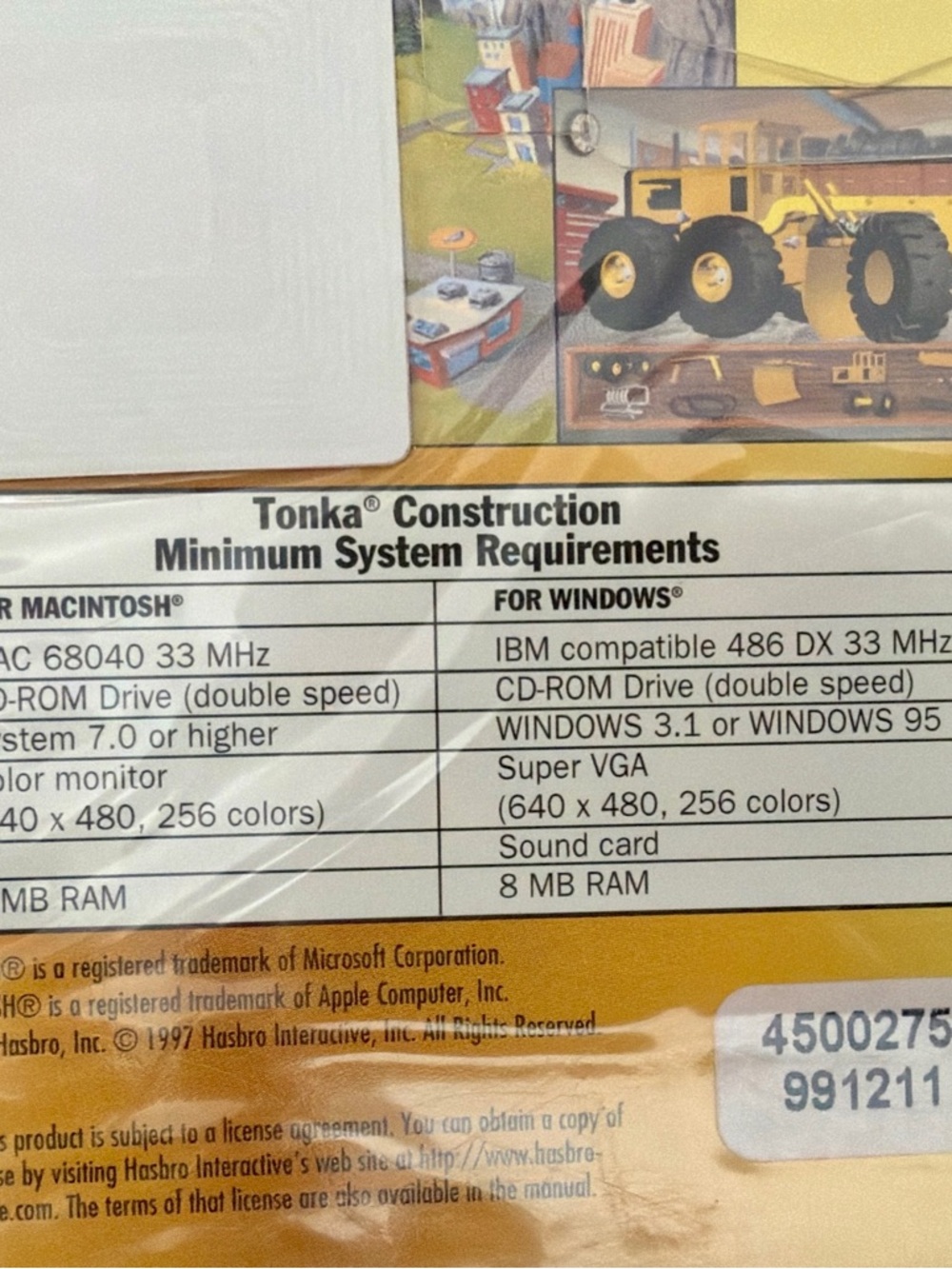 TONKA CONSTRUCTION 1997 Hasbro Interactive PC MAC CD-ROM Computer Software Game. - Picture 14 of 16